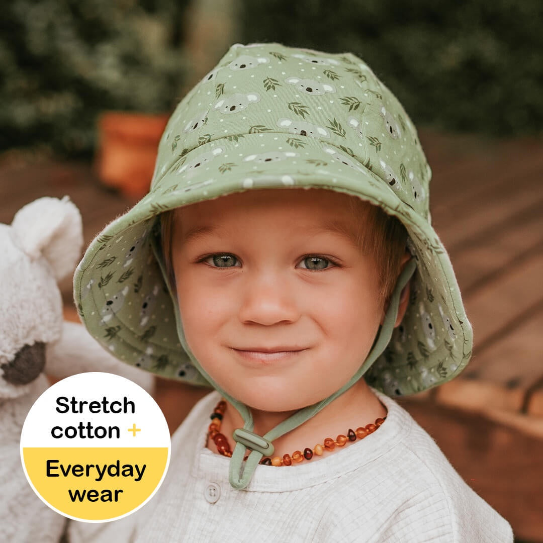 Koala - Toddler Bucket Flap Sun Hat - Bedhead Hats