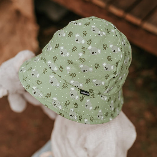 Koala - Toddler Bucket Flap Sun Hat - Bedhead Hats