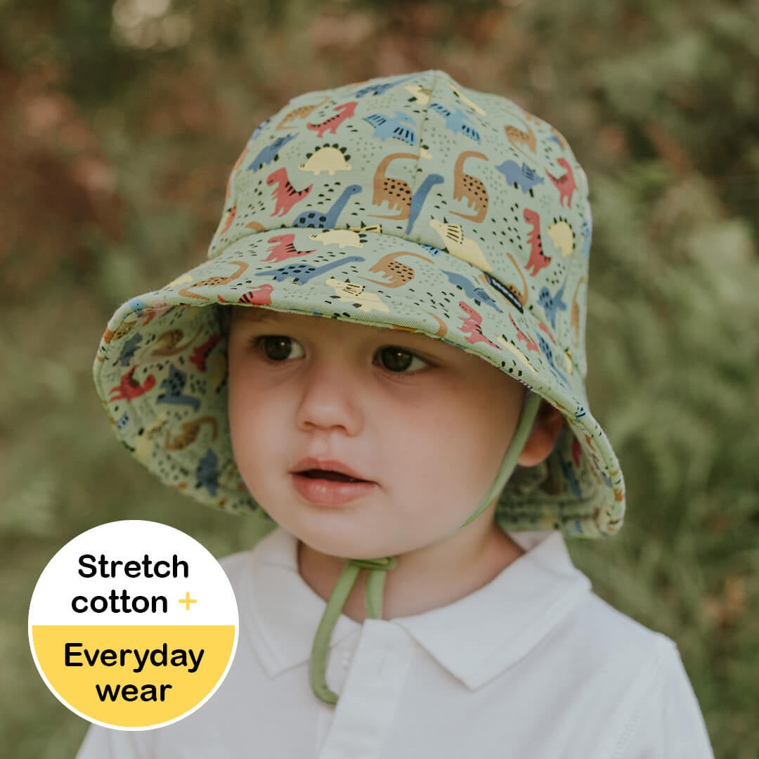 Dino - Toddler Bucket Flap Sun Hat - Bedhead Hats