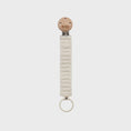 Load image into Gallery viewer, BIBS - Knitted Pacifier Clip - Ivory
