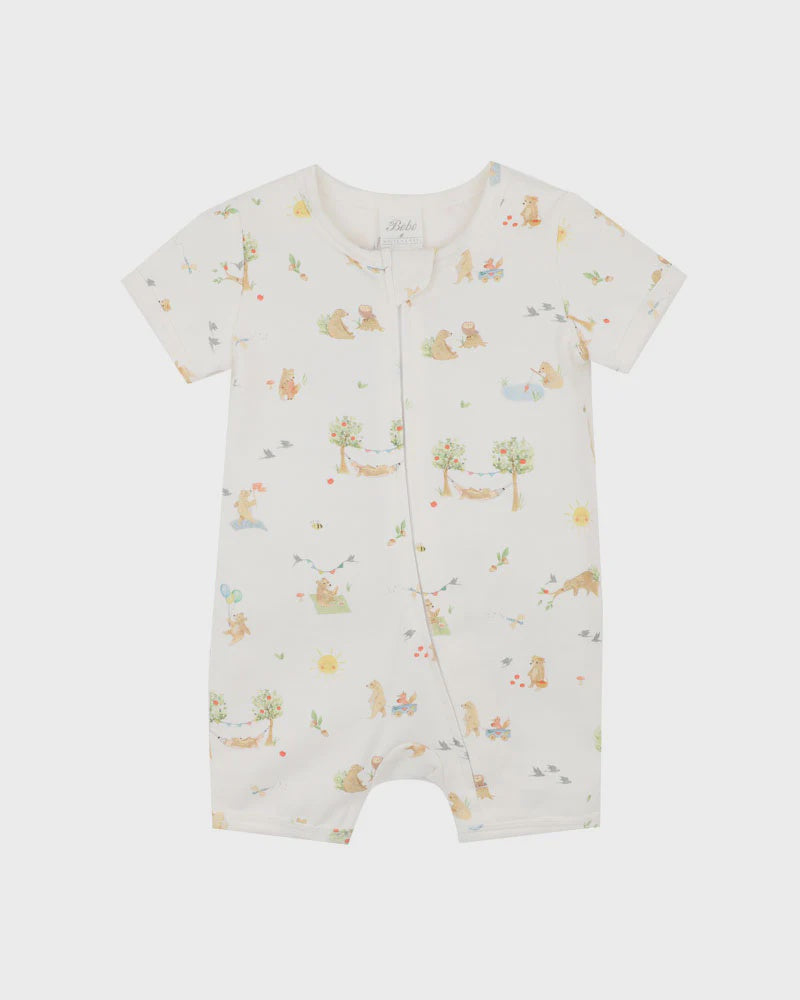 Bear Organic SS Zipsuit