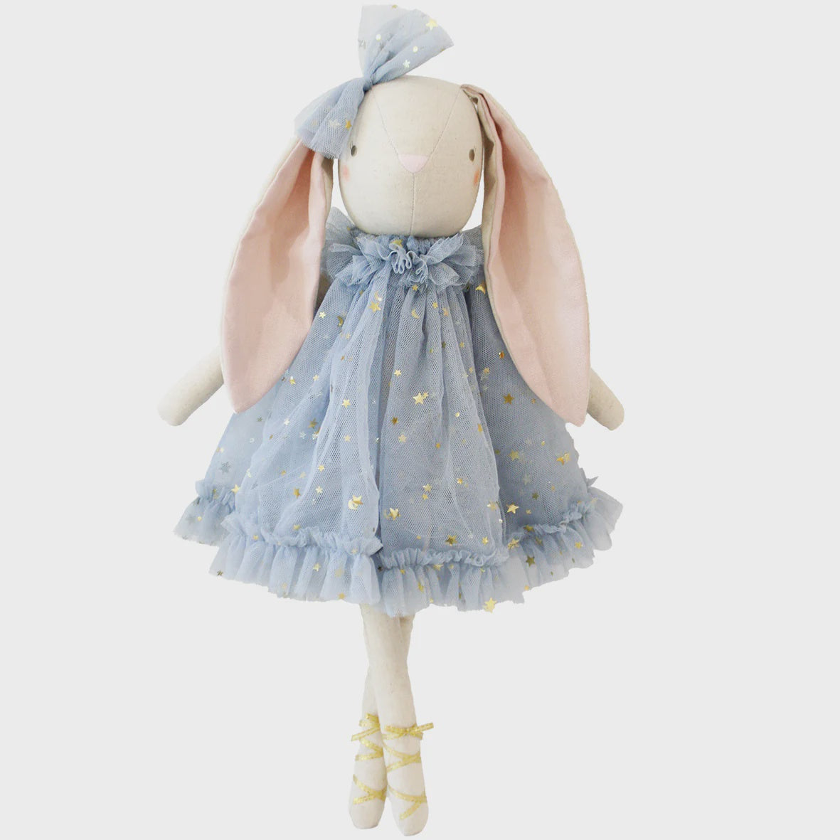 Belle Bunny 48cm Grey Gold