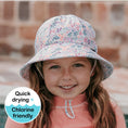 Load image into Gallery viewer, Blossom - Ponytail Swim Bucket Beach Hat - Bedhead Hats
