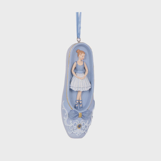 Blue Ballerina Dancer Ornament