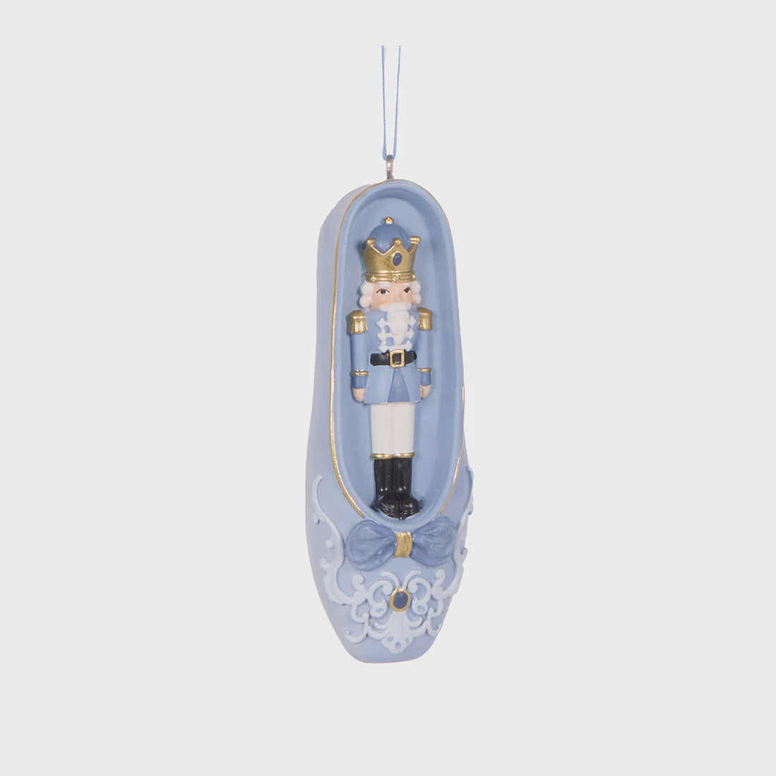 Blue Nutcracker Ballet Ornament