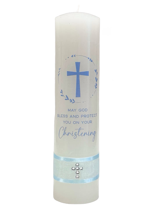 Boy/Blue - Christening Candle
