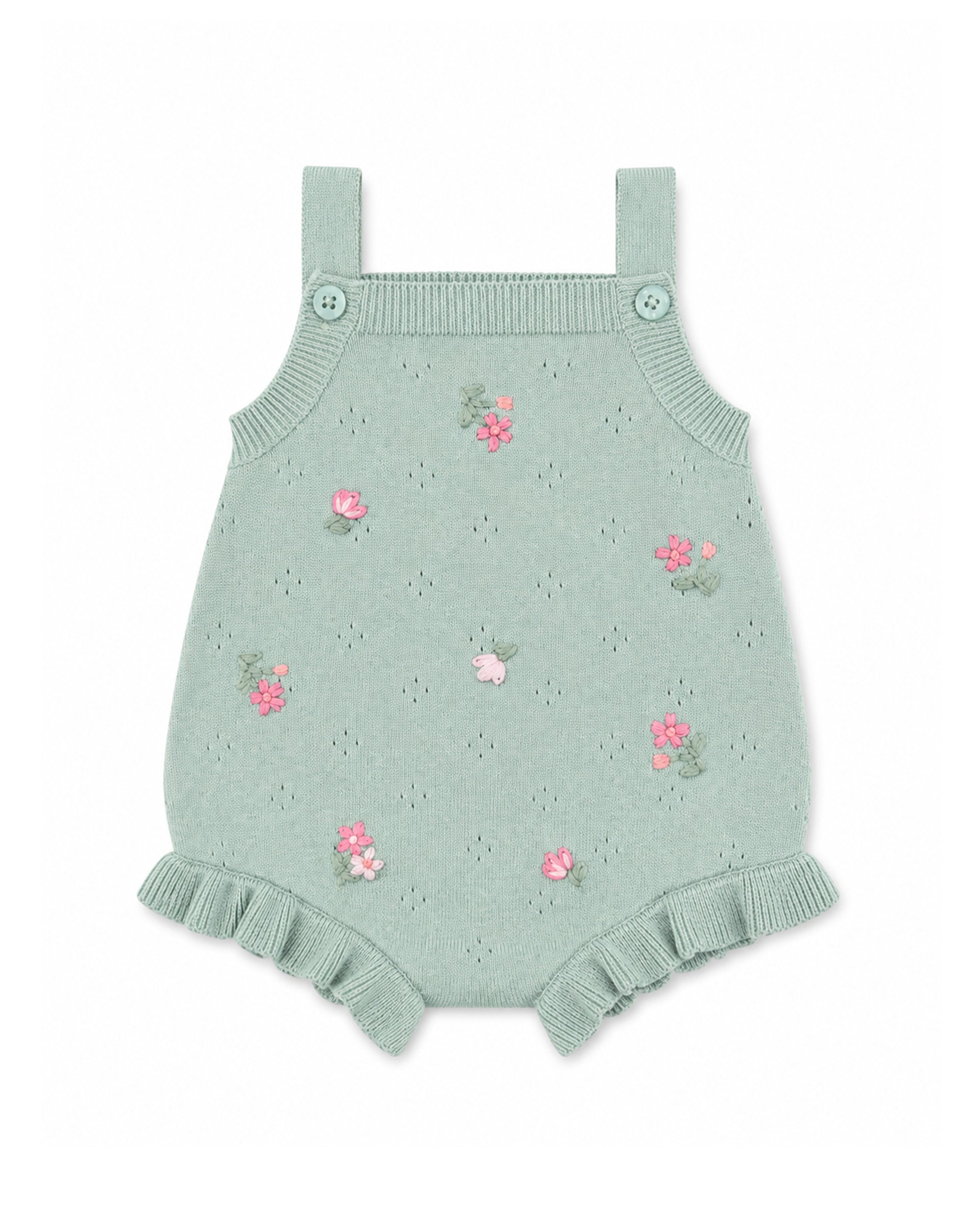 Chelsea Organic Hand Embroidered Knit Bodysuit - Bebe By Minihaha