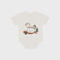 Load image into Gallery viewer, Christmas Rocking Horse Bodysuit - Eggnog
