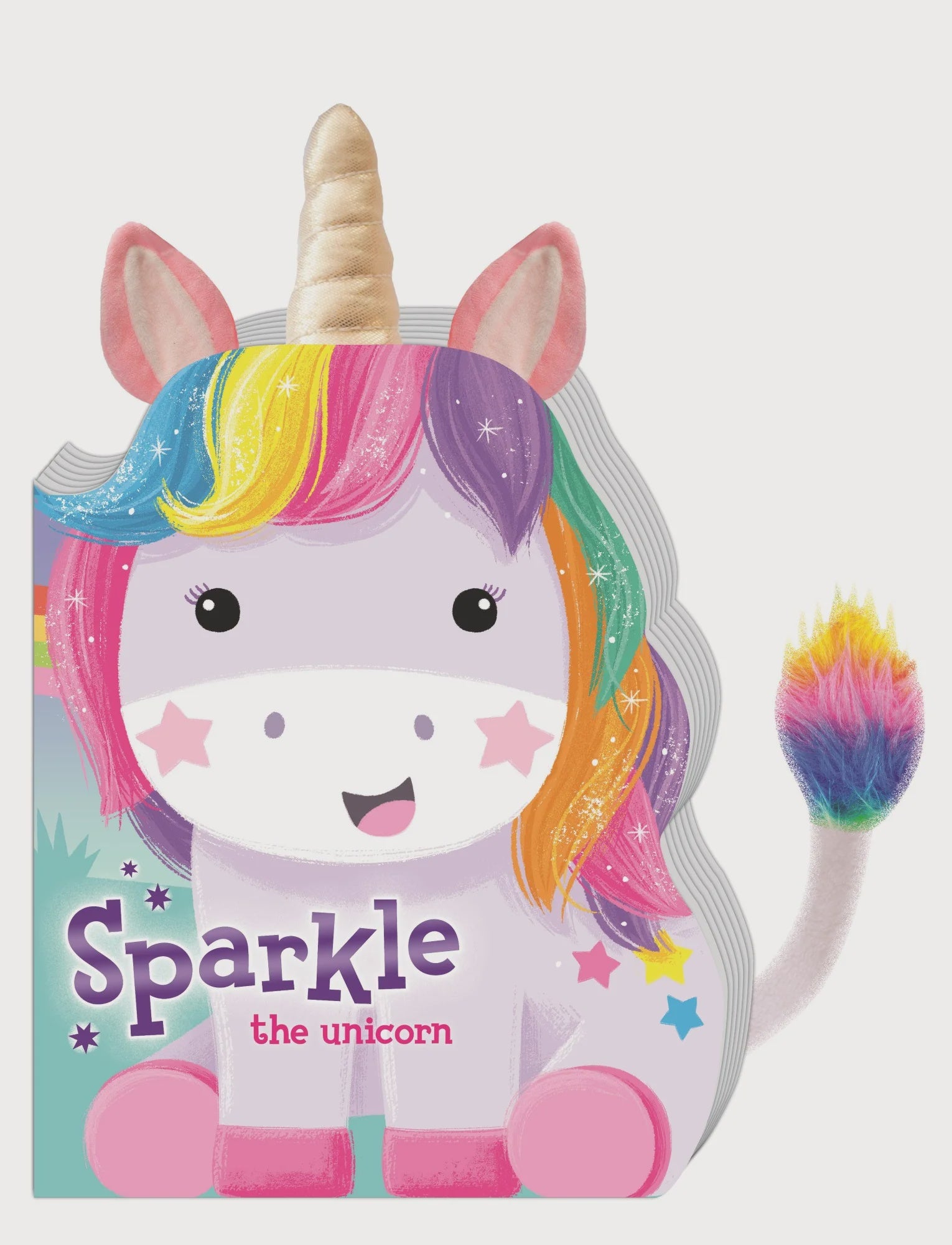 Chunky Plush Book - Sparkle The Unicorn