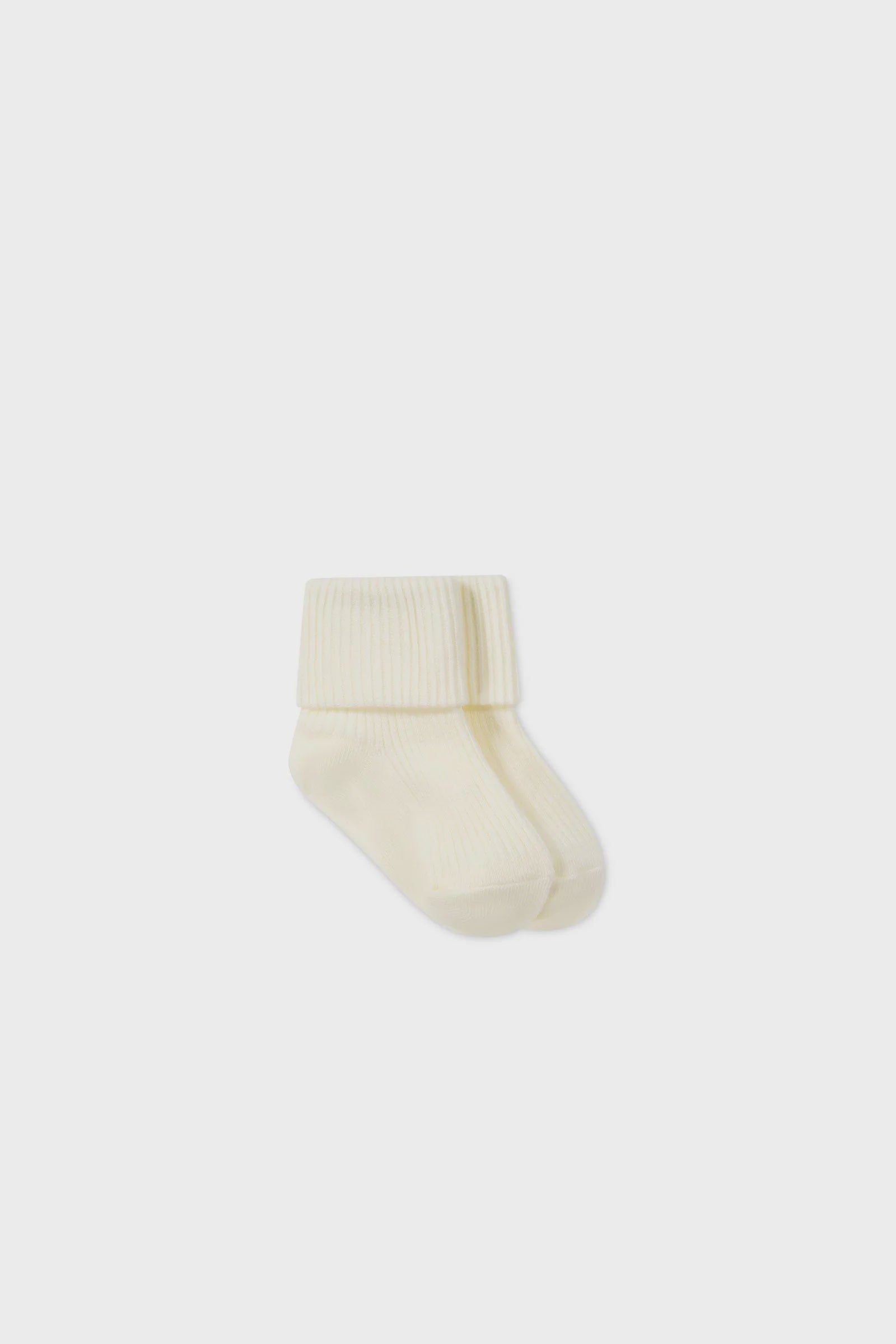 Classic Rib Sock - Parchment