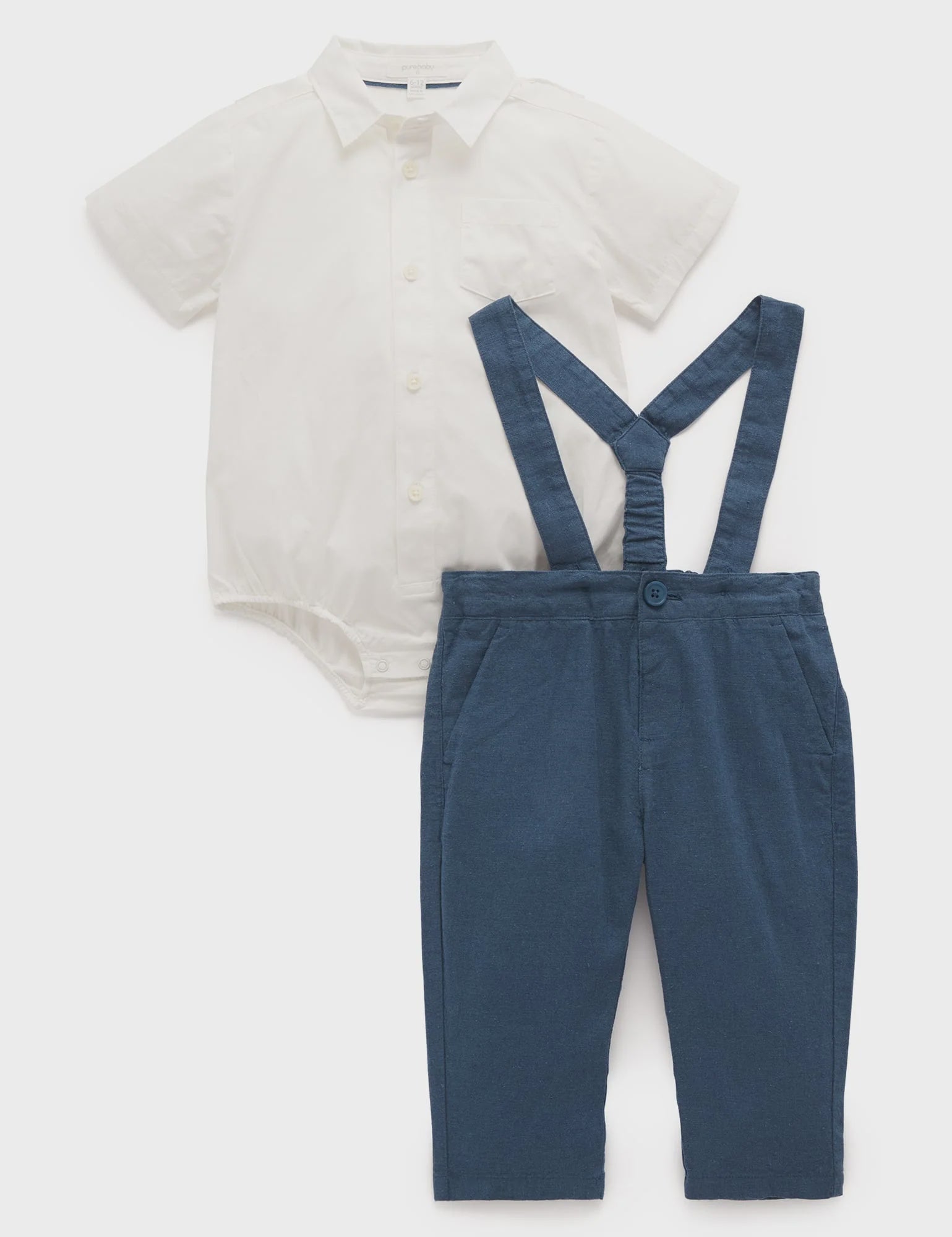 Classic Shirt & Overall Set