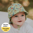 Load image into Gallery viewer, Dino - Legionnaire Flap Sun Hat - Bedhead Hats
