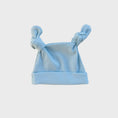 Load image into Gallery viewer, Double Knot Beanie | Baby Blue Rib
