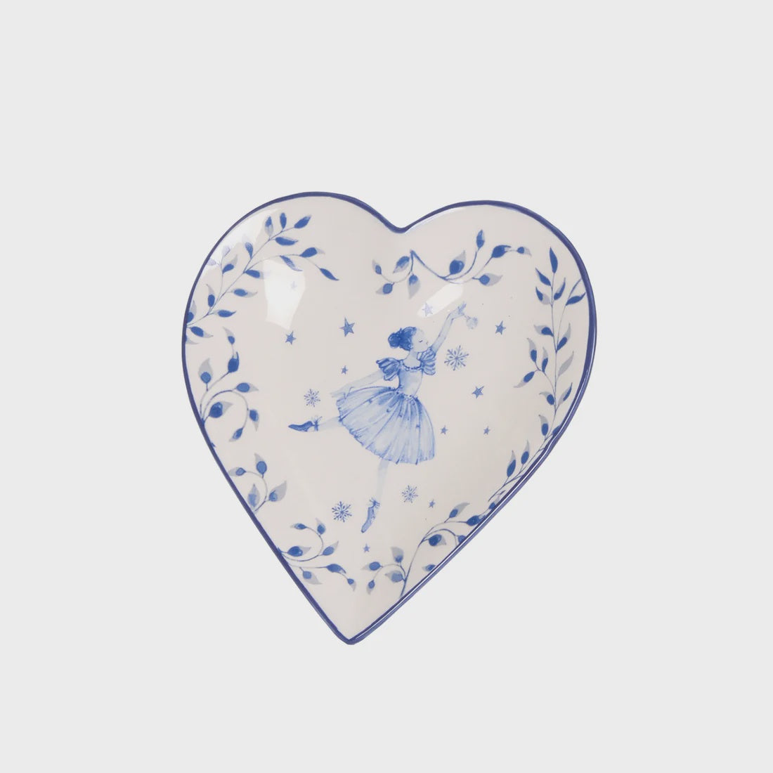 Nutcracker Wonderland Heart Tray - Holly & Ivy