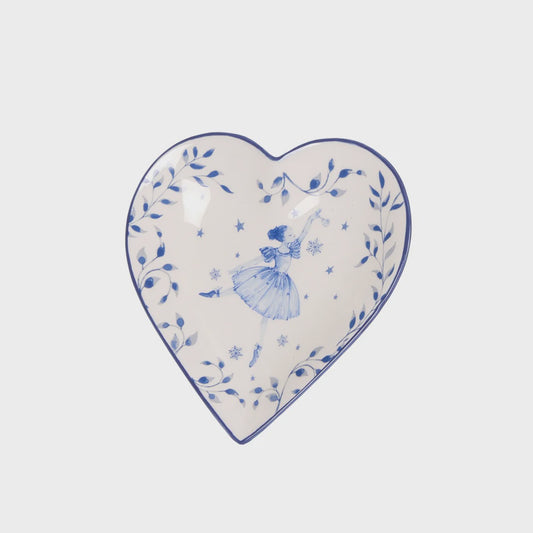 Nutcracker Wonderland Heart Tray - Holly & Ivy