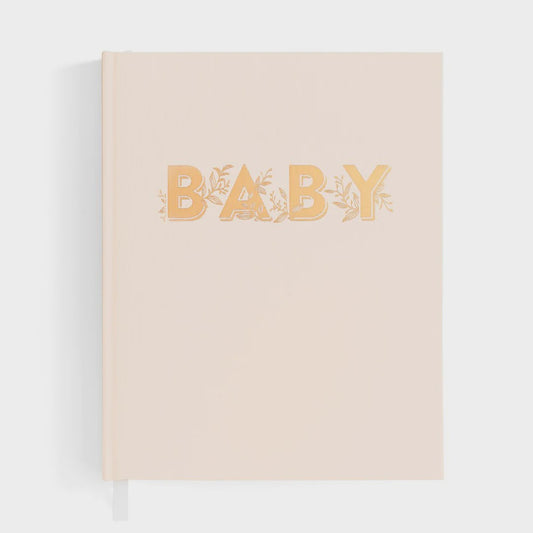 Baby Milestone Book - Buttermilk - Fox & Fallow