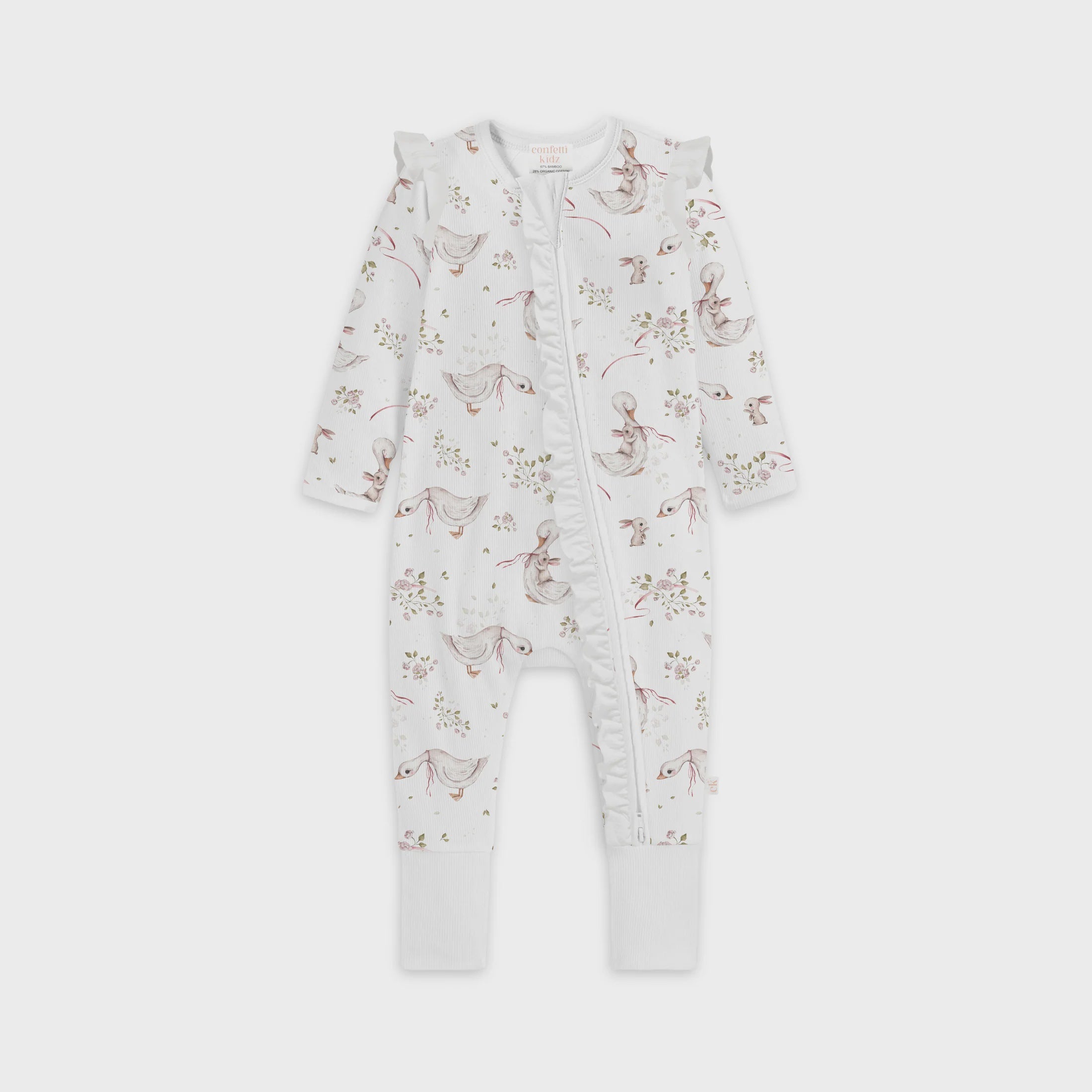 Forever Friends Bamboo Zipsuit