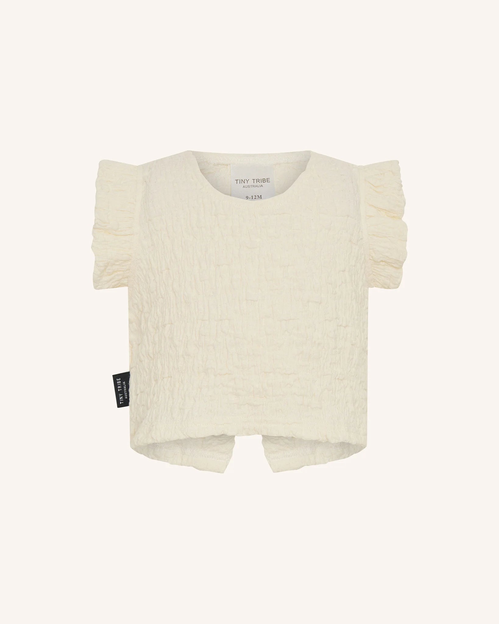 Tiny Tribe Cotton Scrunch Frill Top & Slouch Pant Set