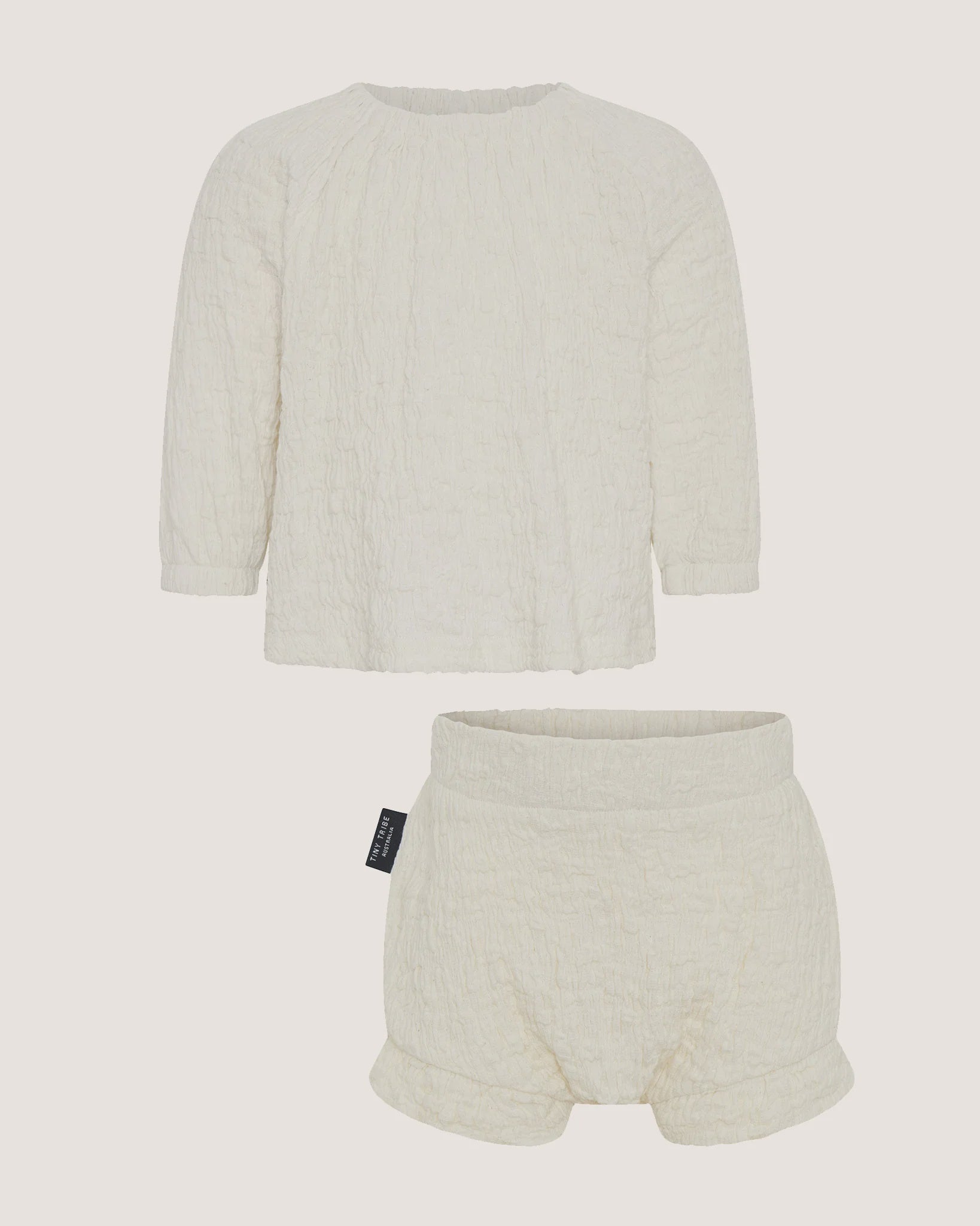 Tiny Tribe Cotton Scrunch Pull On Slouch Set