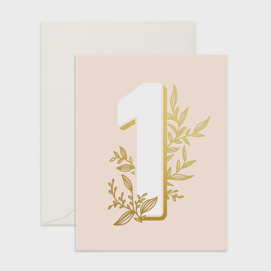 No. 1 Floral - Greeting Card - Fox & Fallow