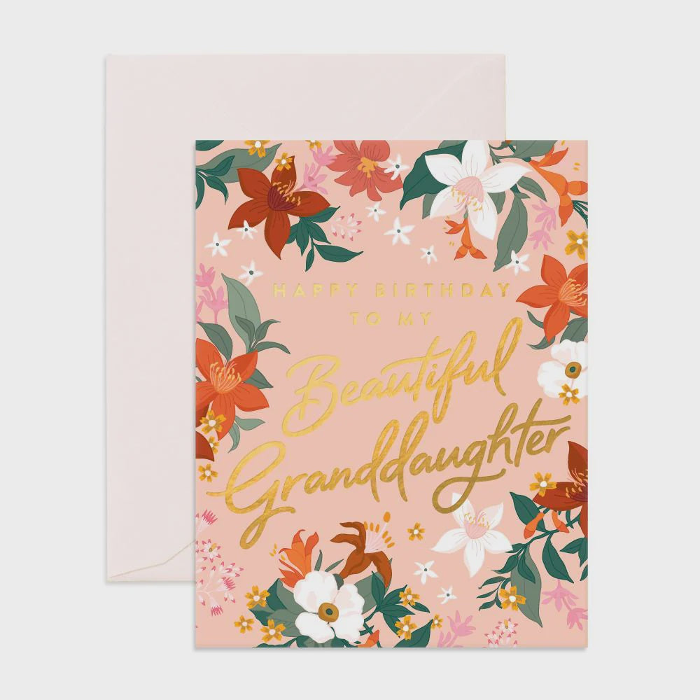 Beautiful Granddaughter - Greeting Card - Fox & Fallow