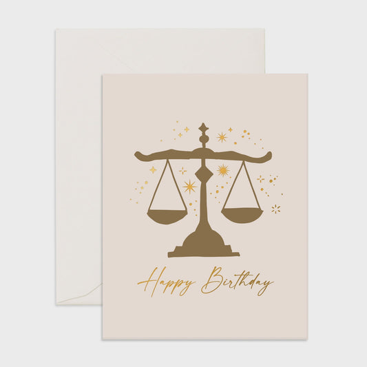 Libra - Greeting Card - Fox & Fallow