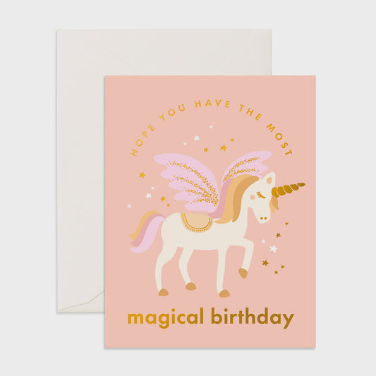 Magical Birthday Unicorn - Greeting Card - Fox & Fallow