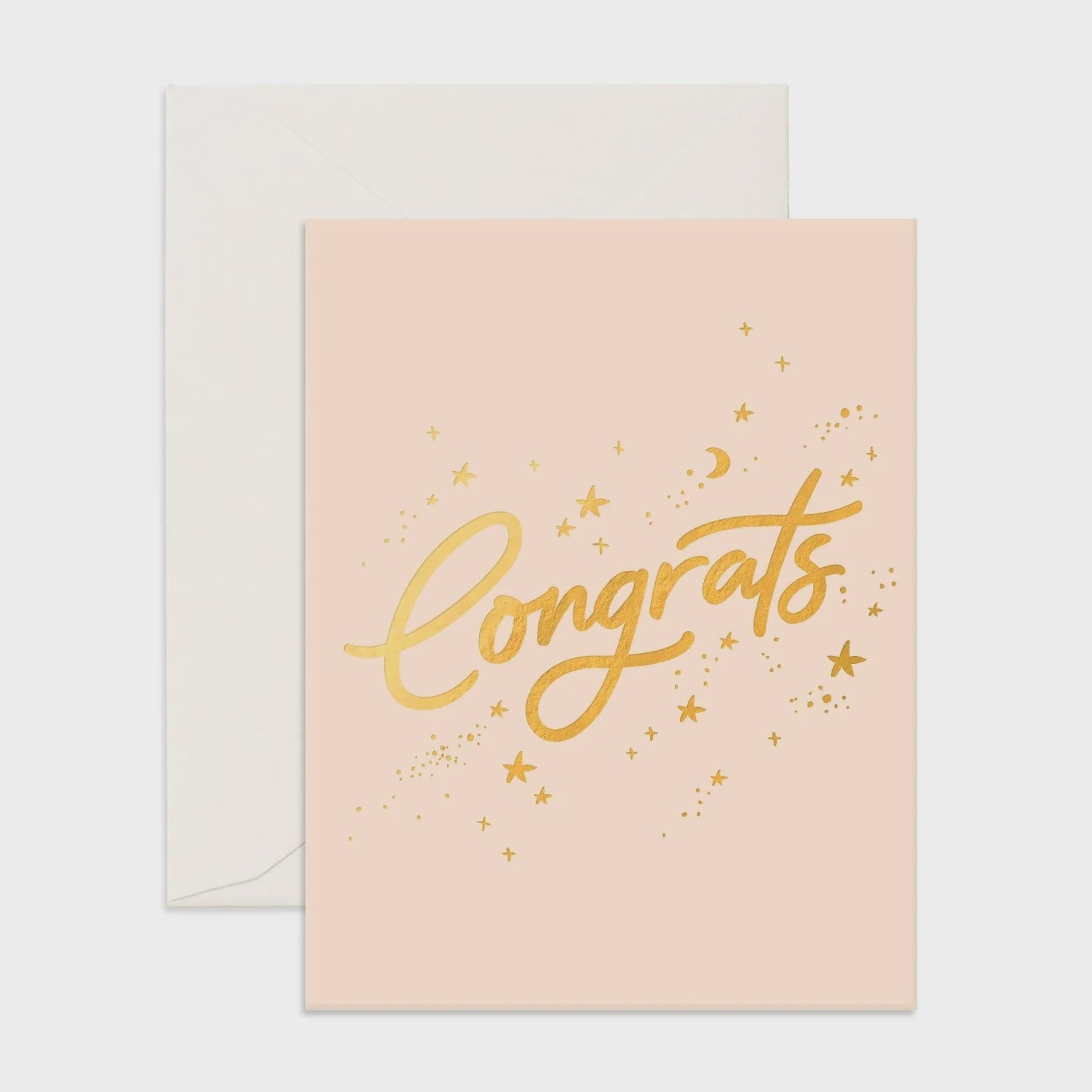 Congrats Stars - Cream - Greeting Card - Fox & Fallow