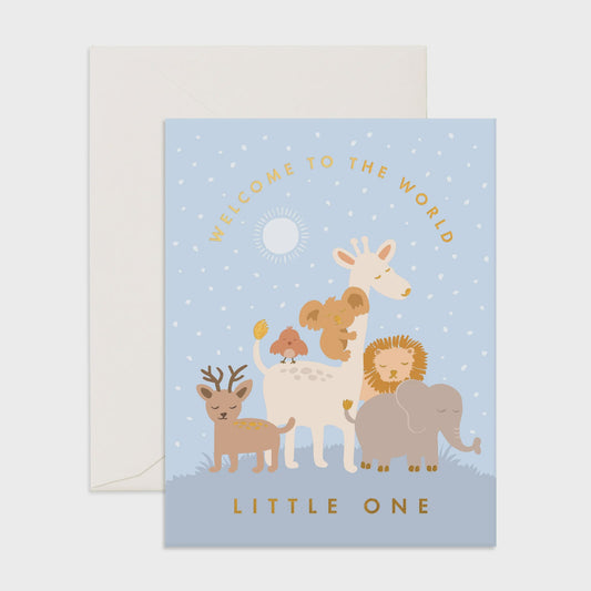 Little One - Winter - Greeting Card- Fox & Fallow