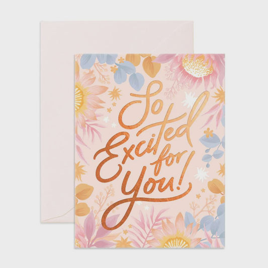 So Excited For You - Greeting Card - Fox & Fallow