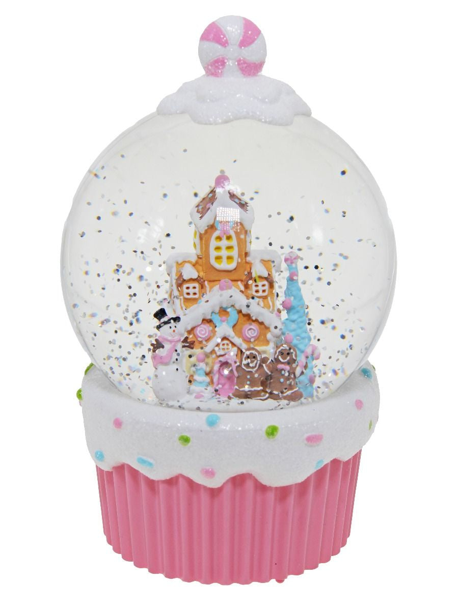 Gingerbread Christmas LED Snow Globe