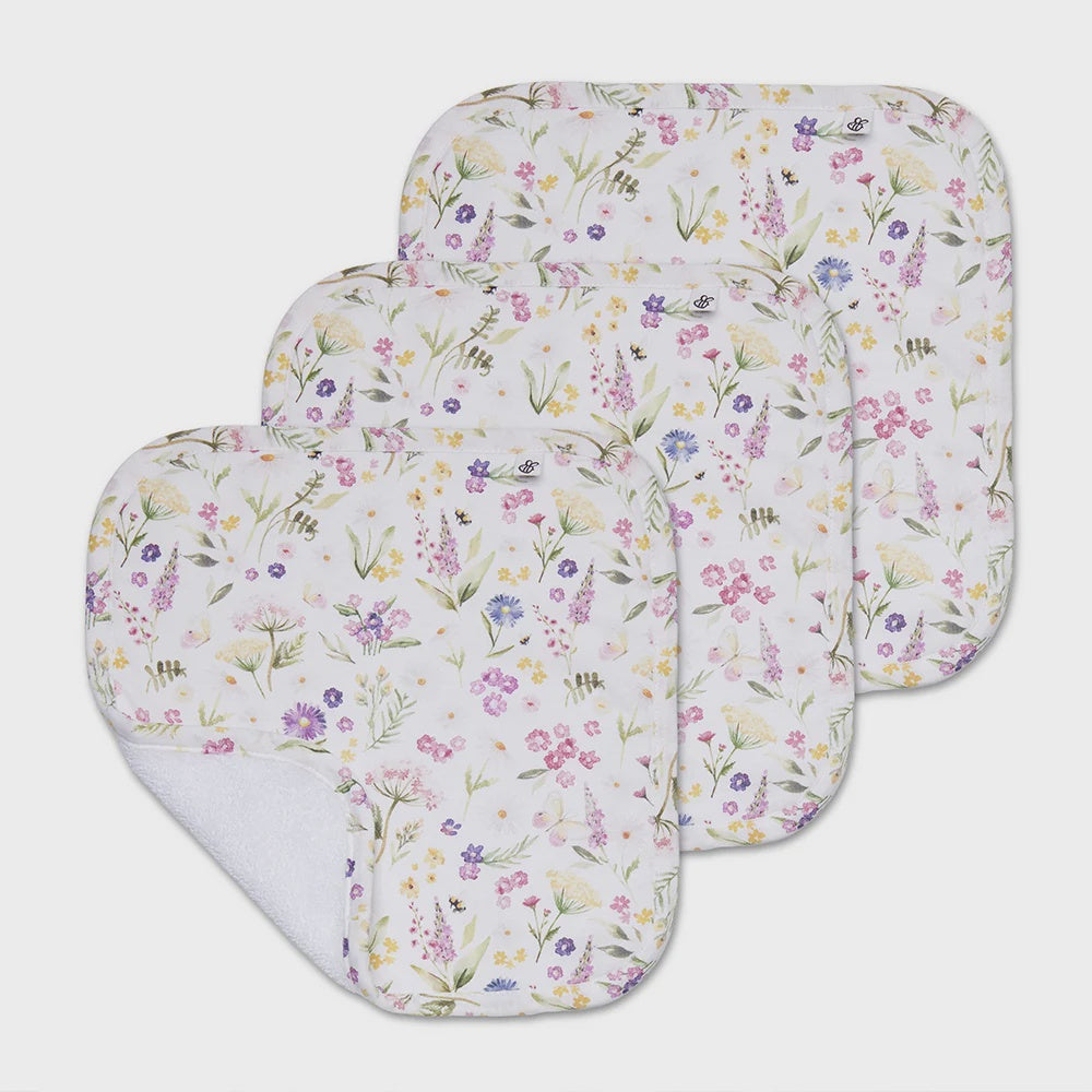 Gracie Organic Wash Cloths - 3 Pack - Snuggle Hunny