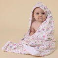 Load image into Gallery viewer, Gracie Organic Hooded Baby Towel - Snuggle Hunny
