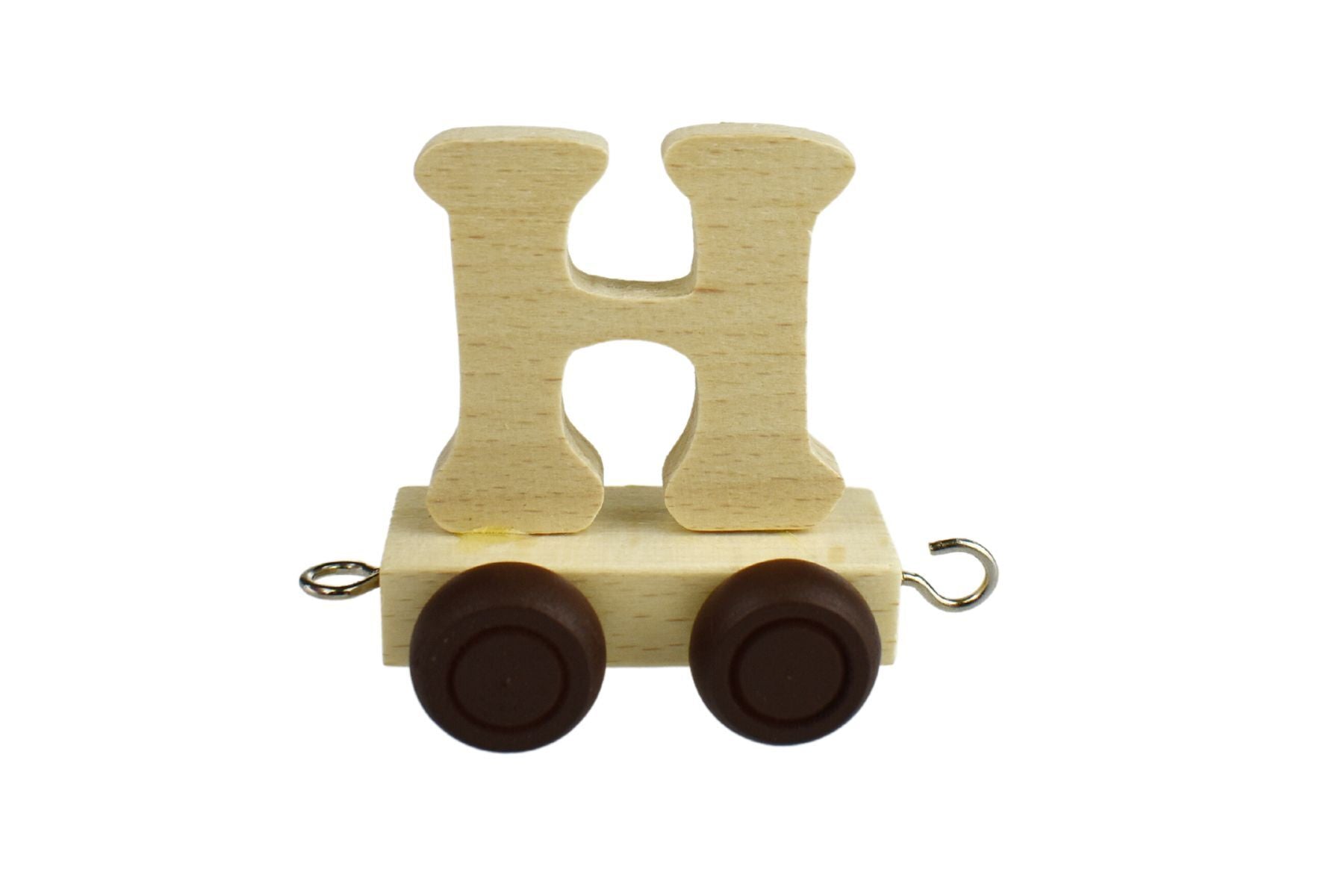 H - Wooden Letter Train Carriage