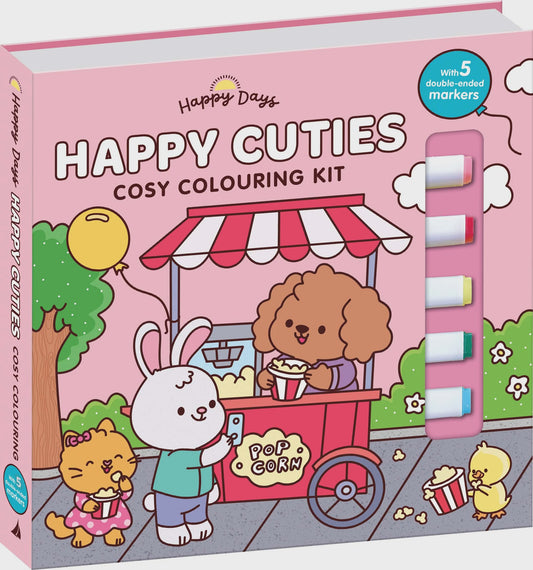 Happy Days - Happy Cuties Cosy Colouring Kit