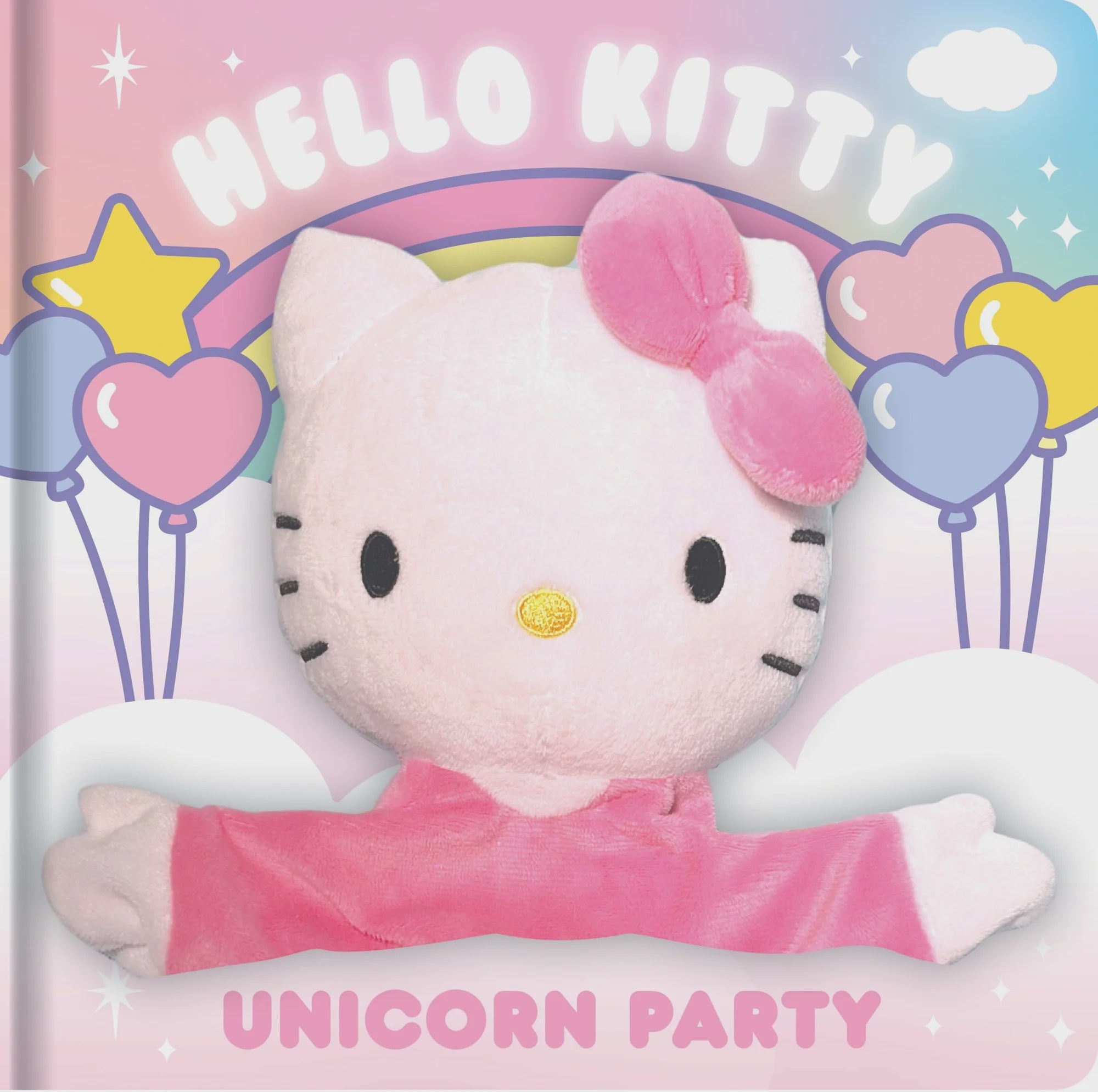Hello Kitty - Hand Puppet Book - Unicorn Party