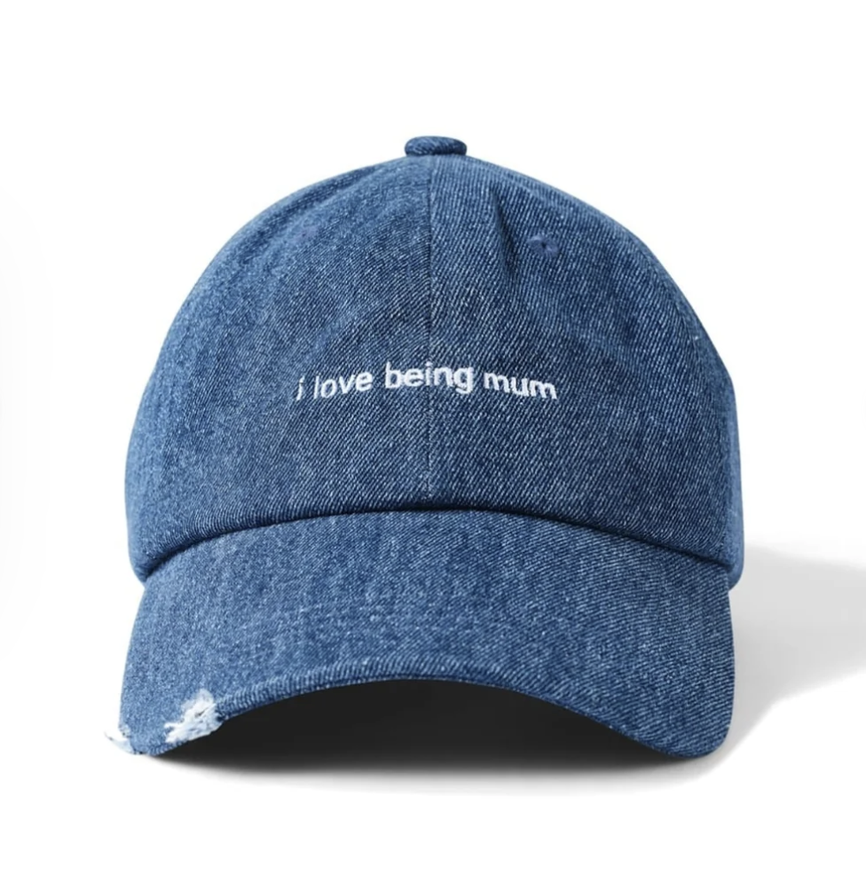 I Love Being Mum Hat - Deep Jean