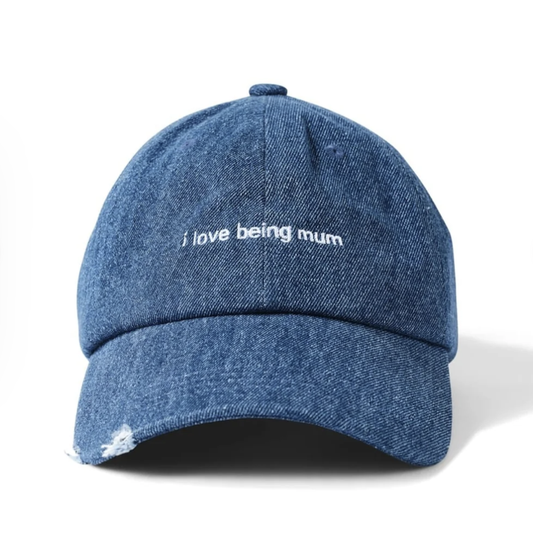 I Love Being Mum Hat - Deep Jean