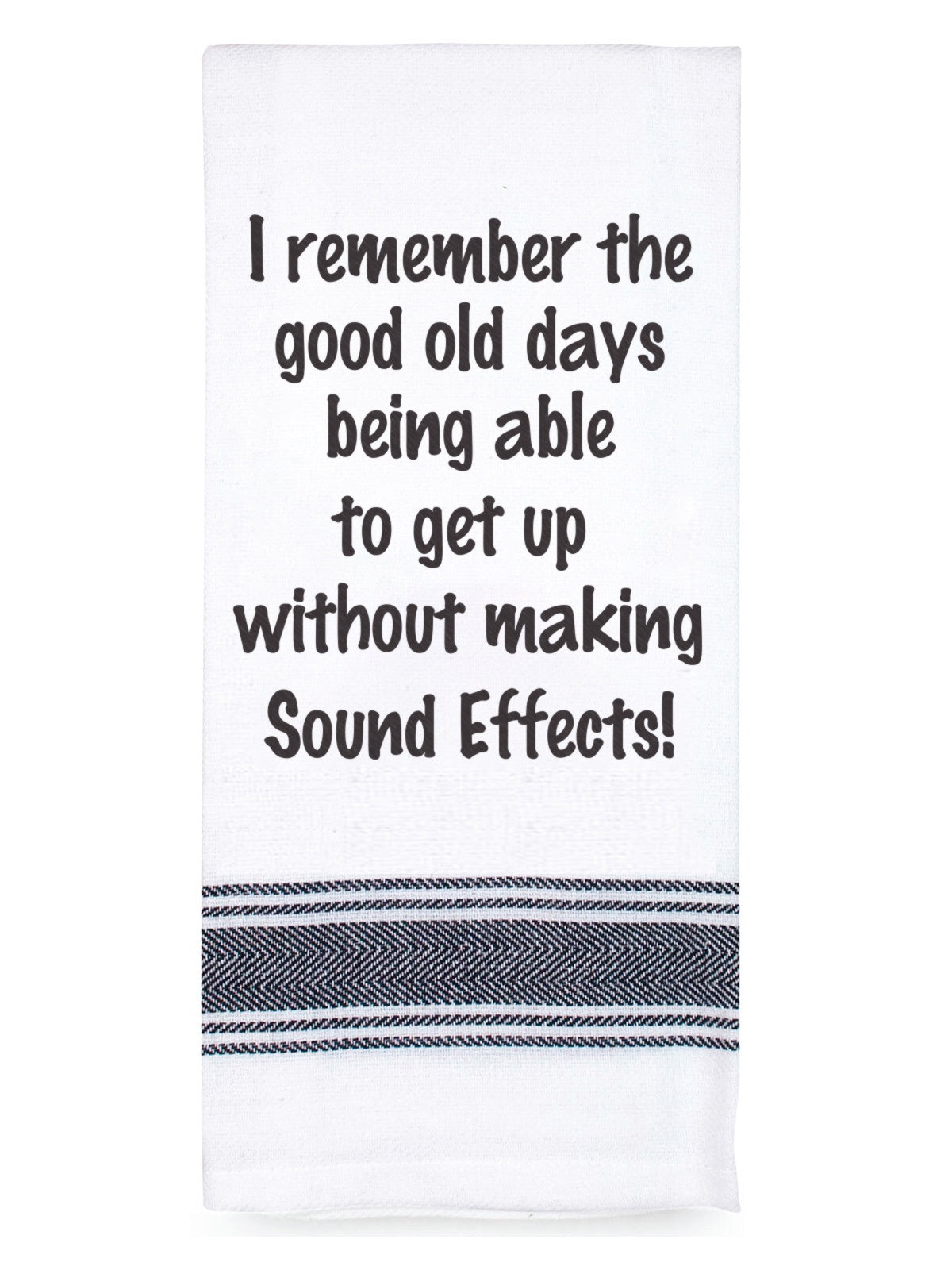 I Remember No Sound Effects - Tea Towel