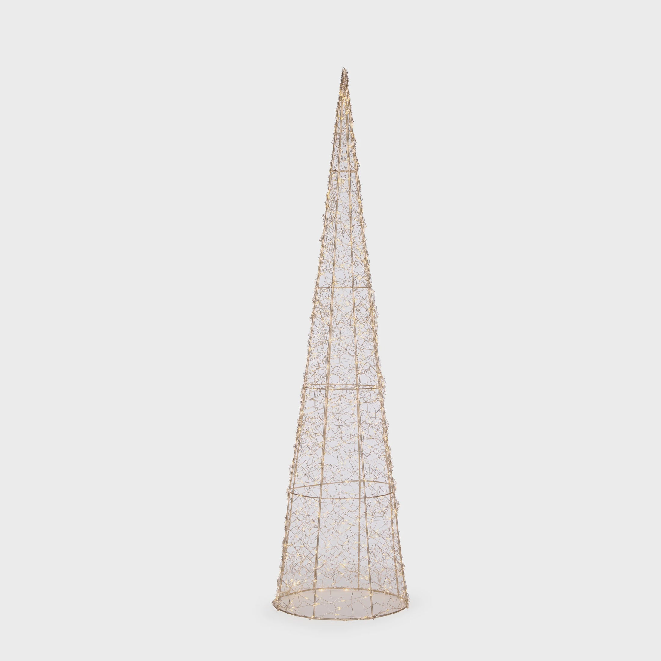 Illuminated Cone Tree 100cm
