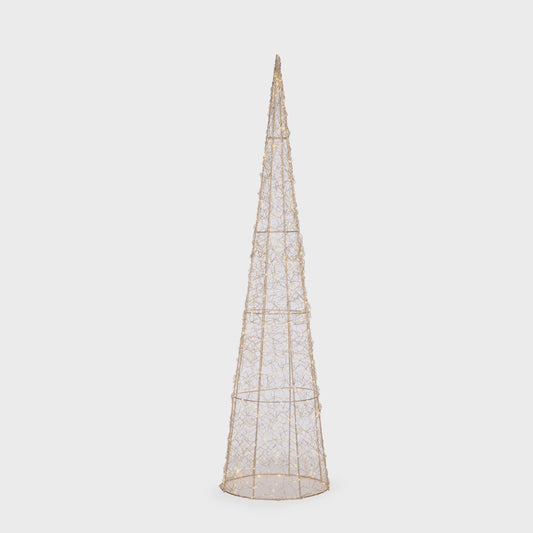 Illuminated Cone Tree 100cm