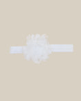 Load image into Gallery viewer, Ivory Chiffon Flower Headband
