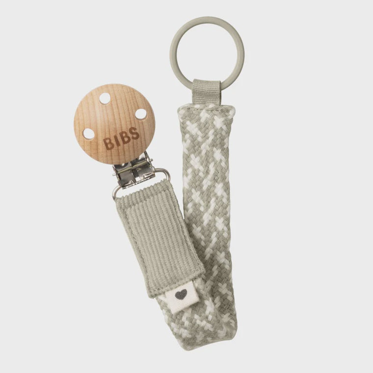 BIBS - Pacifier Clip - Ivory/Sand