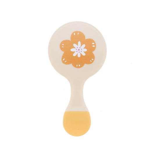 Kids Yellow Flower Hair Brush