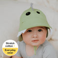 Load image into Gallery viewer, Dinosaur - Khaki - Legionnaire Flap Sun Hat - Bedhead Hats
