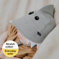 Load image into Gallery viewer, Shark - Grey Marle - Legionnaire Flap Sun Hat - Bedhead Hats
