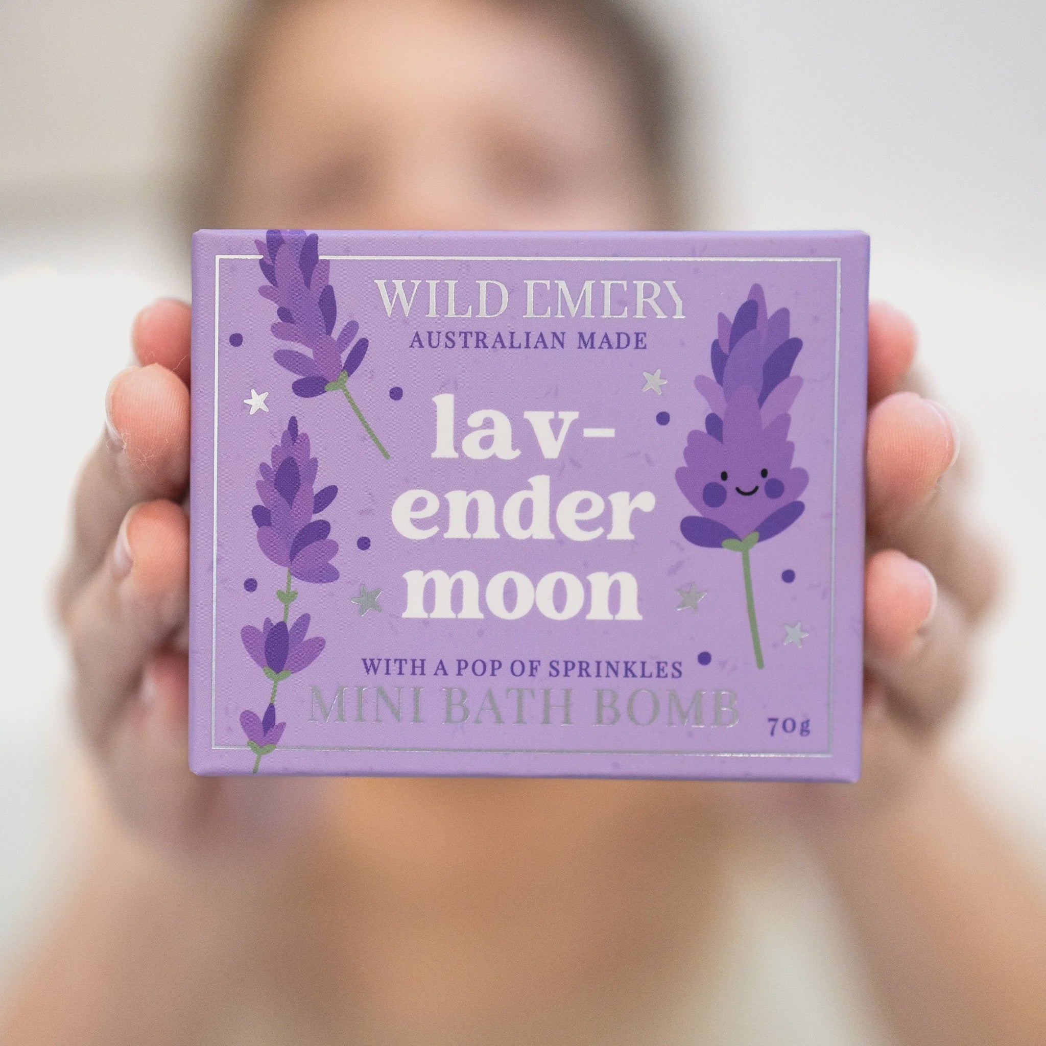 Lavender Moon Mini Bath Bomb - Wild Emery