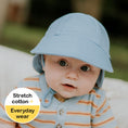 Load image into Gallery viewer, Chambray - Legionnaire Flap Sun Hat - Bedhead Hats
