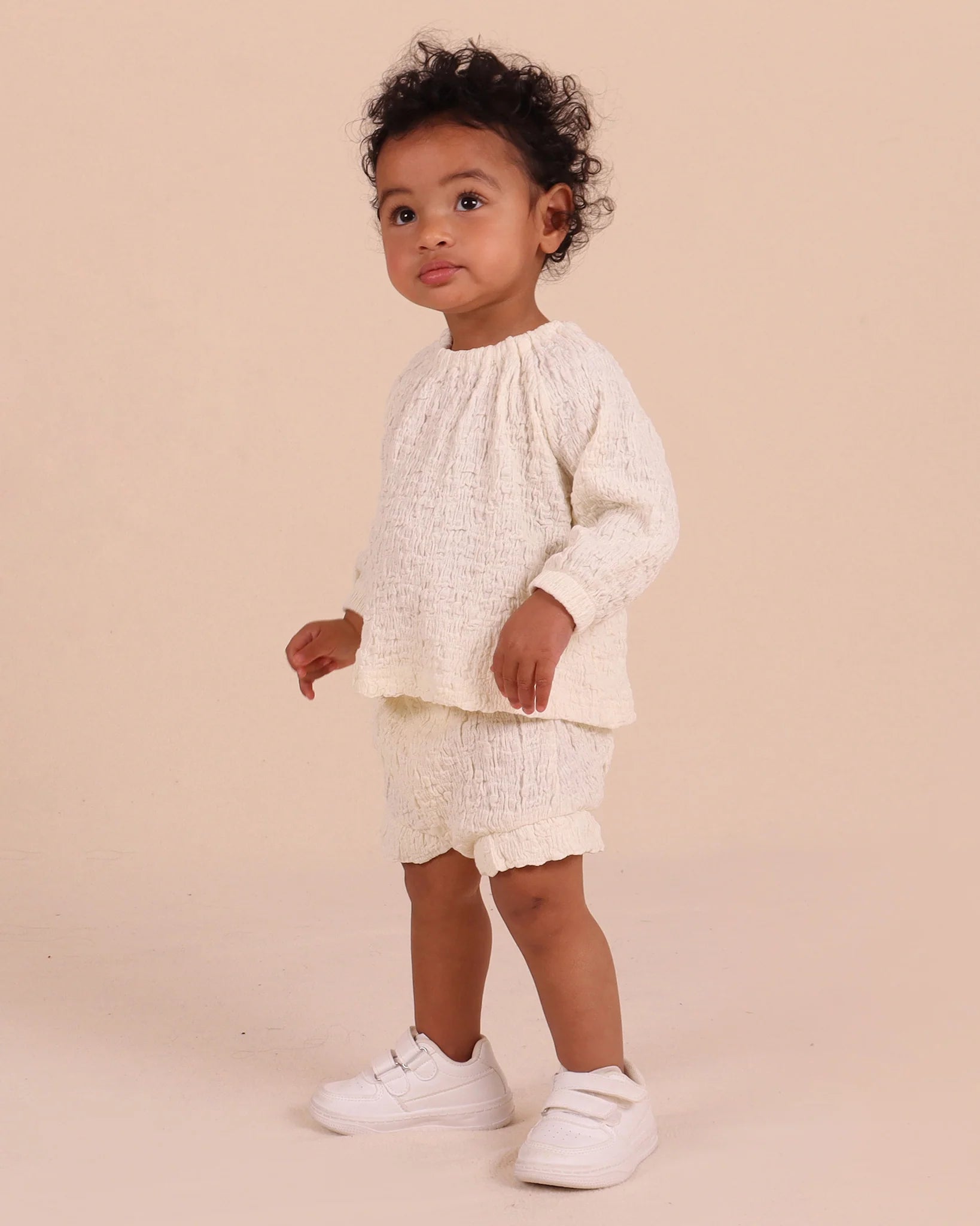 Tiny Tribe Cotton Scrunch Pull On Slouch Set