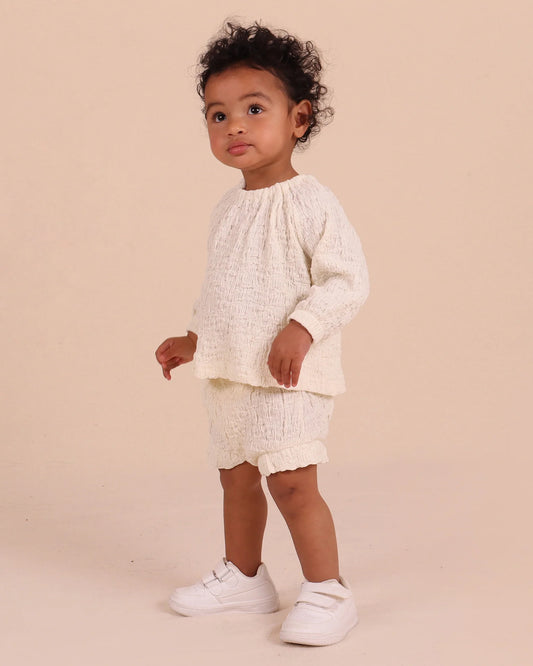 Tiny Tribe Cotton Scrunch Pull On Slouch Set